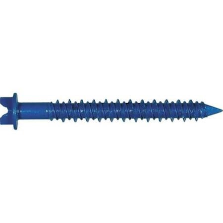 Hillman Tapcon Masonry Screw, Flat 77405